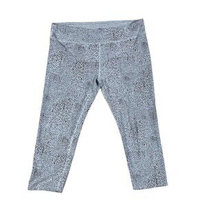 Fabletics Grey & Black Leggings Size XL (36 x 21) - no pockets